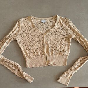 Rhythm Cream Knit Cardigan